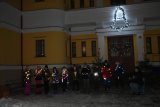 Rozloučení turistů z 5.A se starým rokem - světluškový pochod adventní Bechyní